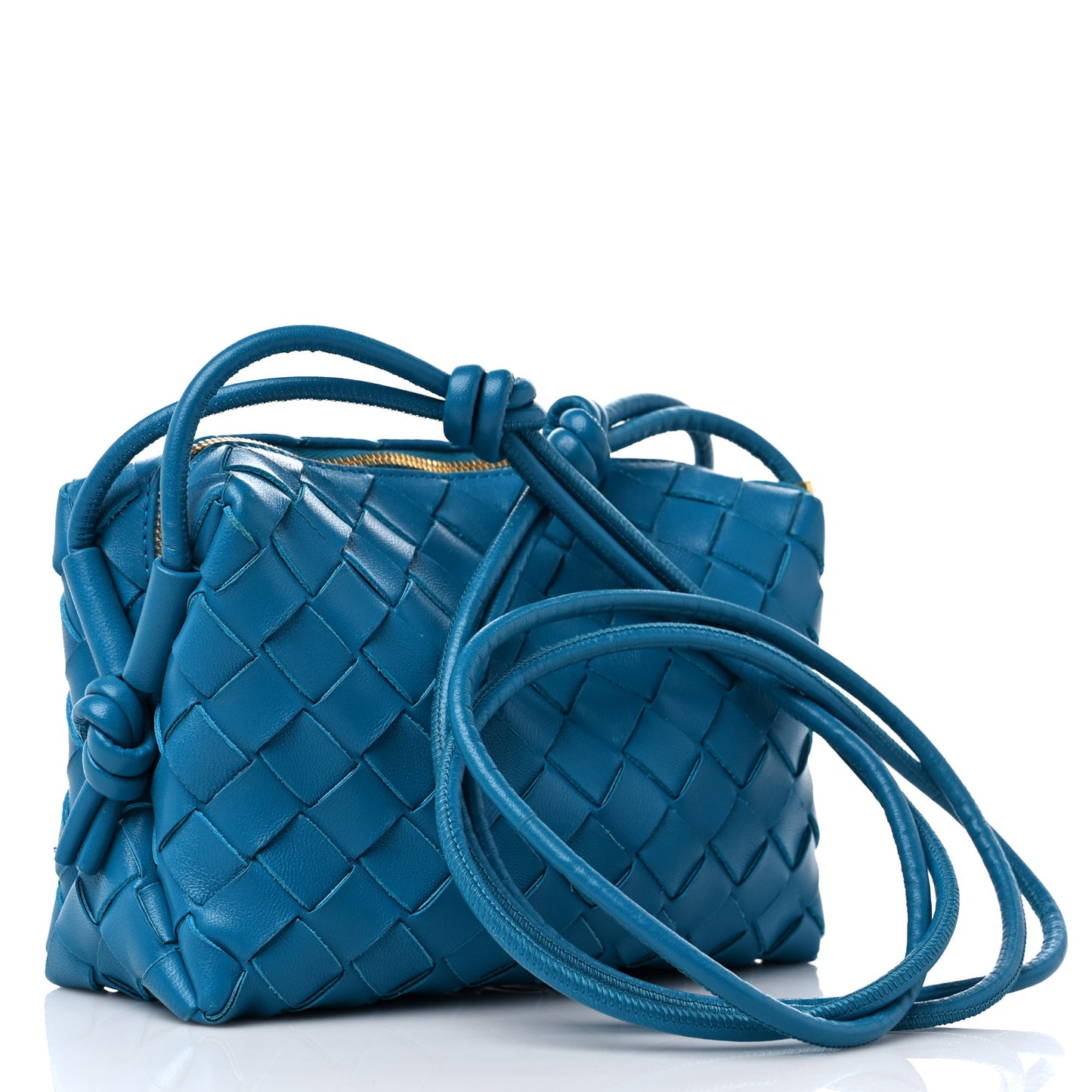 Nappa Intrecciato Mini Loop Camera Bag Blueprint