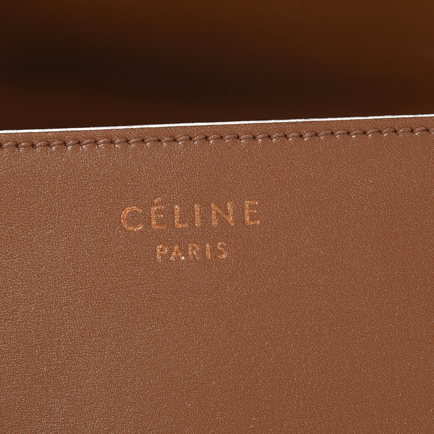 Celine Box Calfskin Medium Classic Box Flap Bag Camel 6 of 17