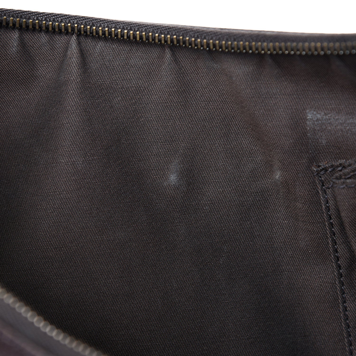 Gucci Monogram Web Medium Half Moon Hobo Dark Brown 21 of 21