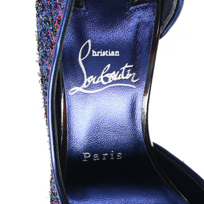 Christian Louboutin Starlight Lurex Iriza 100 Pumps 38 Multicolor By Night 8 of 8