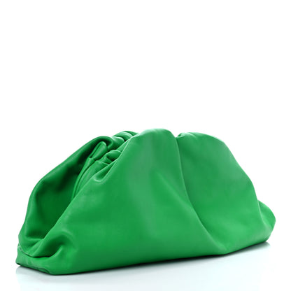 Bottega Veneta Smooth Butter Calf The Pouch Oversized Clutch Parakeet 3 of 11