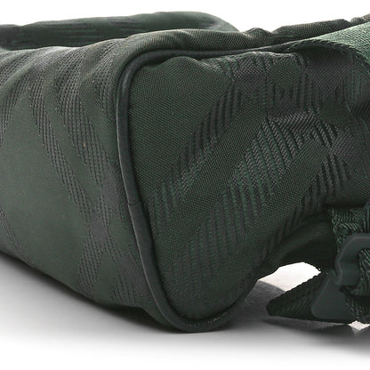 Burberry Nylon Jacquard Check Belt Bag Vine 9 of 9