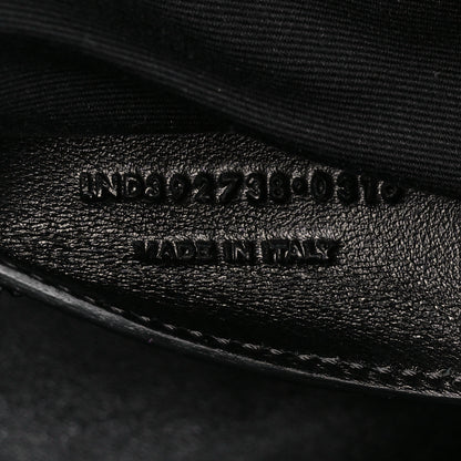 Saint Laurent Sheepskin Matelasse Chevron Monogram Large College Satchel Black 8 of 12