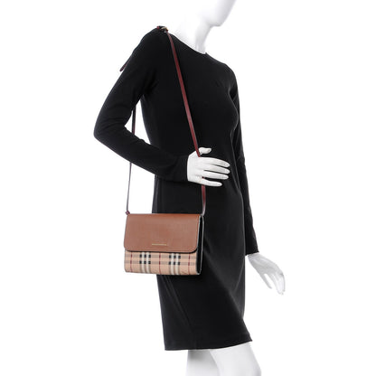 Burberry Haymarket Check Small Loxley Crossbody Bright Toffee 2 of 12