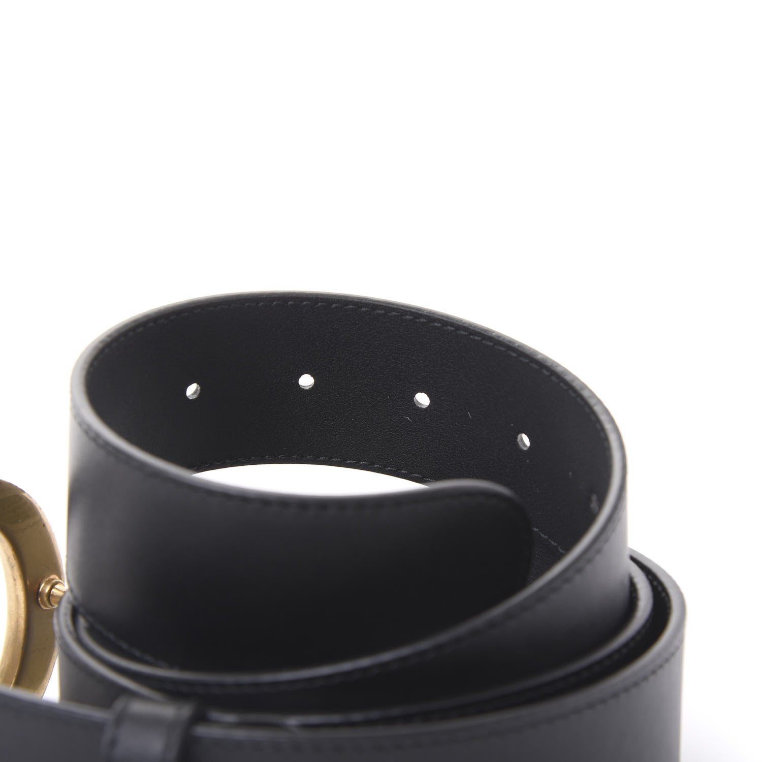 Gucci Calfskin Double G 40mm Belt 95 38 Black 3 of 5