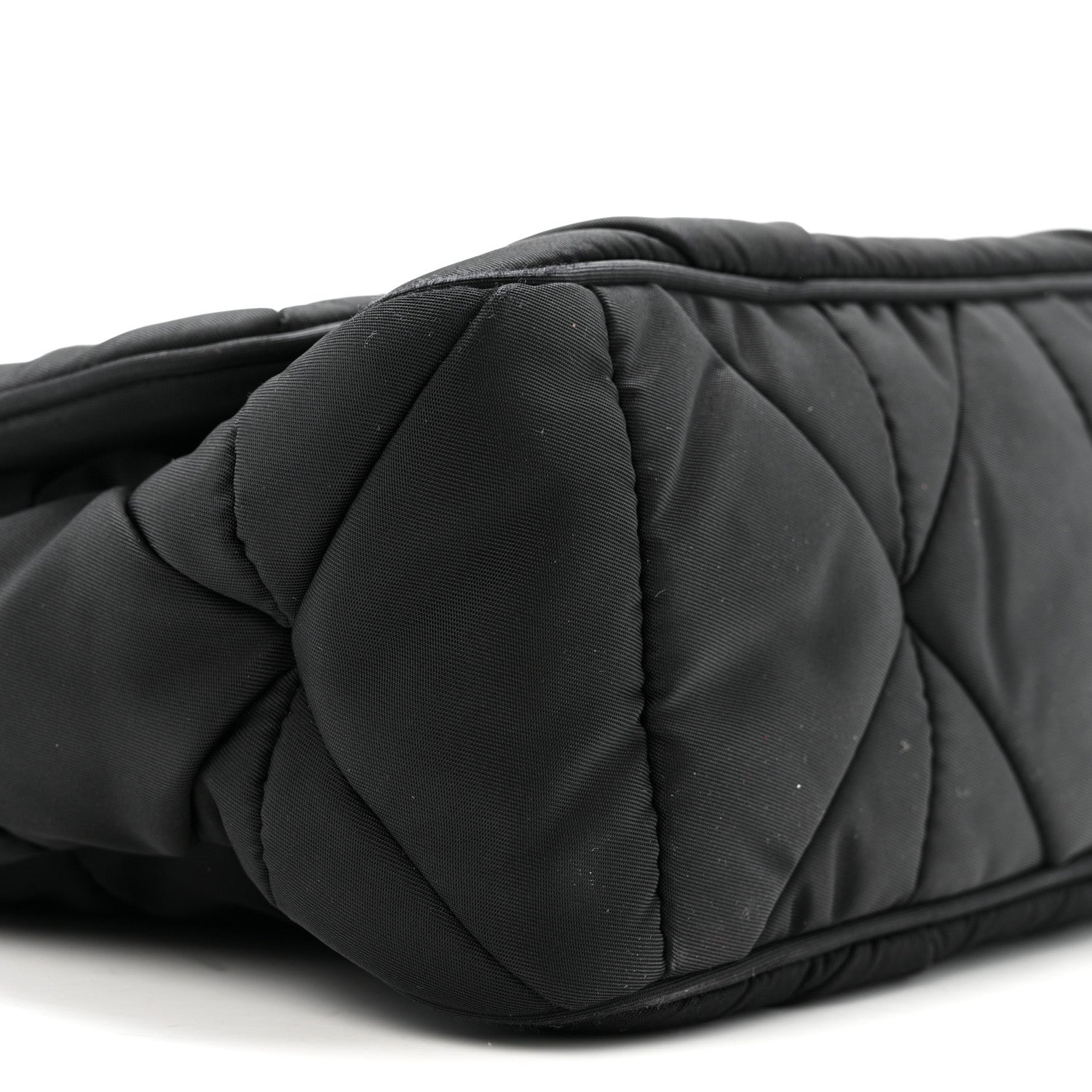 Prada Re-Nylon Quilted Padded Flap Shoulder Bag Black 10 of 14