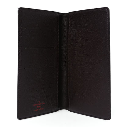 Louis Vuitton Damier Ebene Checkbook Cover Wallet 5 of 7