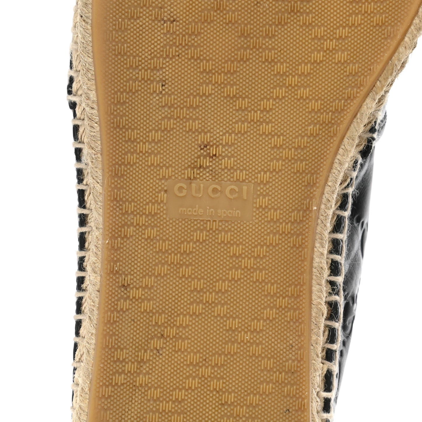 Microguccissima Signature Espadrilles 39.5 Black