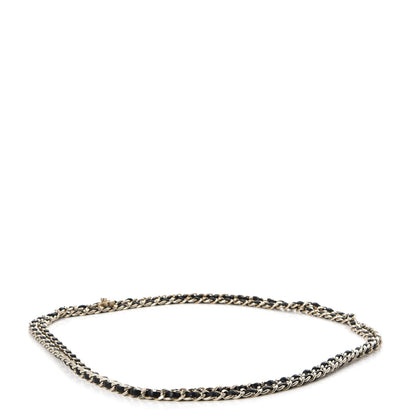 Chanel Lambskin CC Turn Lock Chain Belt Black Gold 4 of 8