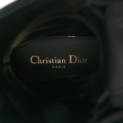 Christian Dior Calfskin Technical Fabric D-Major Ankle Boots 36 Black White 7 of 11