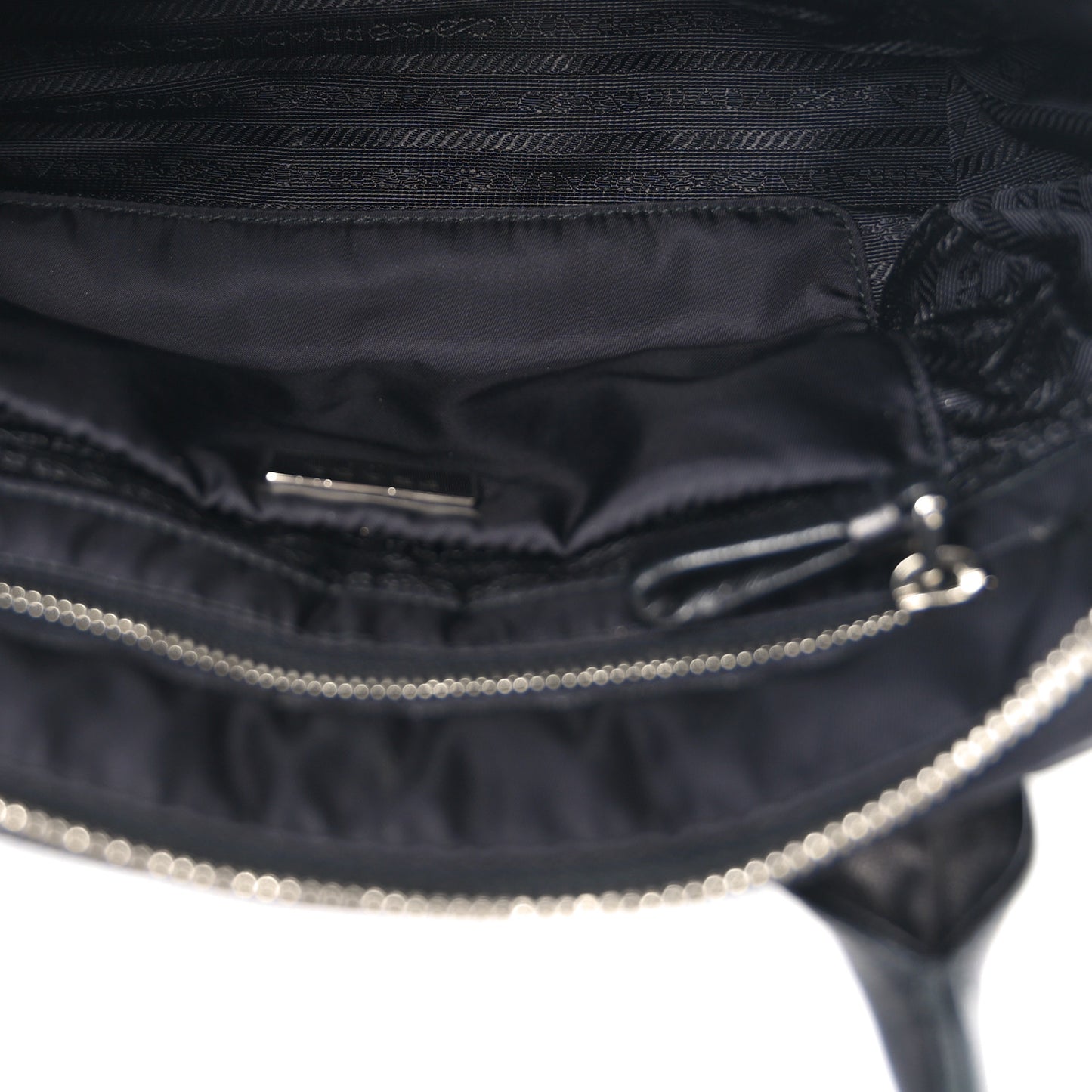 Tessuto Nylon Bomber Tote Black