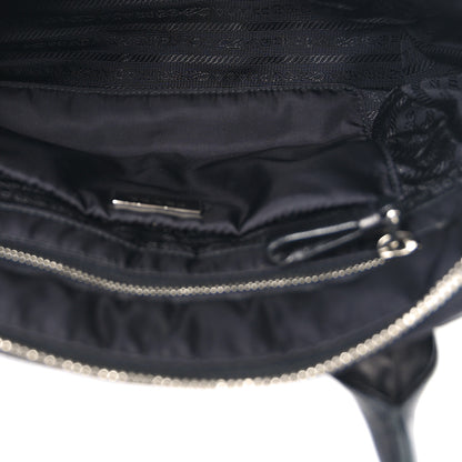 Prada Tessuto Nylon Bomber Tote Black 5 of 9
