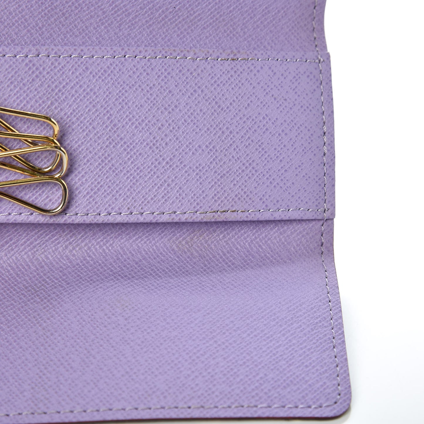 Monogram Multicolor Multicles 4 Key Holder Black Violet