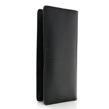 Louis Vuitton Epi Brazza Wallet Black 3 of 10