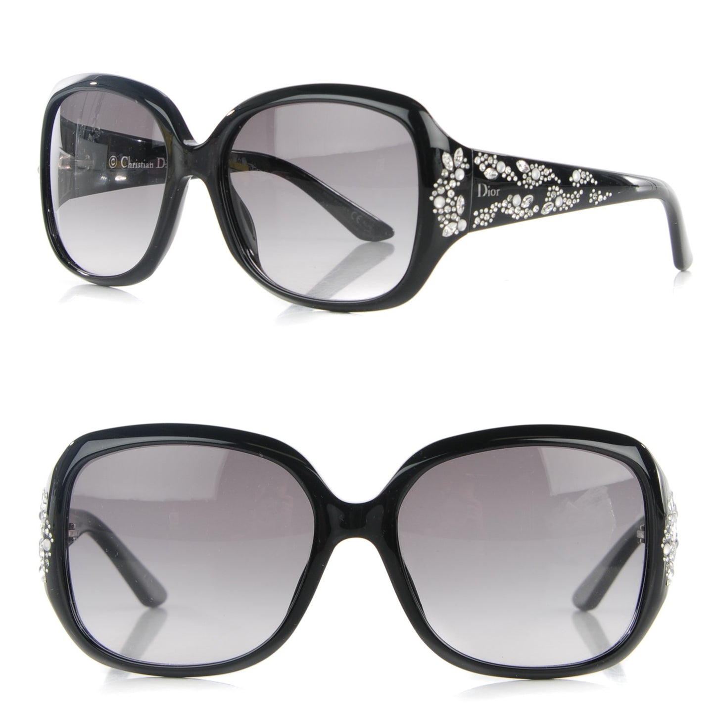 Crystal Minuit Sunglasses Black