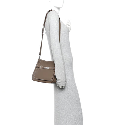 Hermes Taurillon Clemence Jypsiere 28 Etoupe 2 of 9