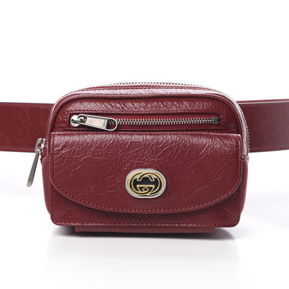 Gucci Fluffy Calfskin Mini Morpheus Belt Bag 100 40 Red 8 of 11