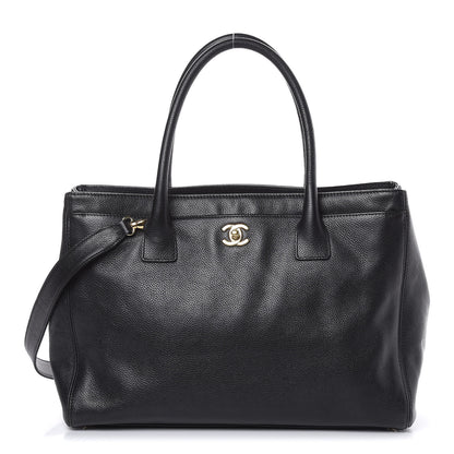 Chanel Calfskin Cerf Executive Shopper Tote Black 1 of 18