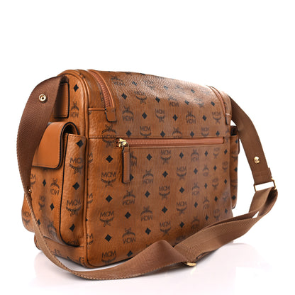 MCM Visetos Large Klassik Diaper Bag Cognac 4 of 9