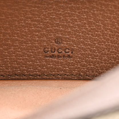 Gucci GG Supreme Monogram Textured Calfskin Web Mini Ophidia Half Moon Hobo Beige Ebony New Acero 6 of 10