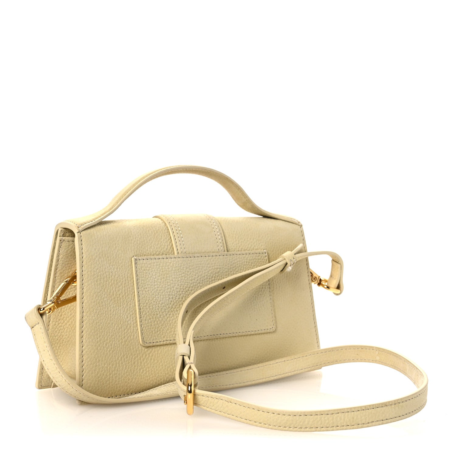 Jacquemus Grained Calfskin Le Grand Bambino Light Yellow 2 of 15