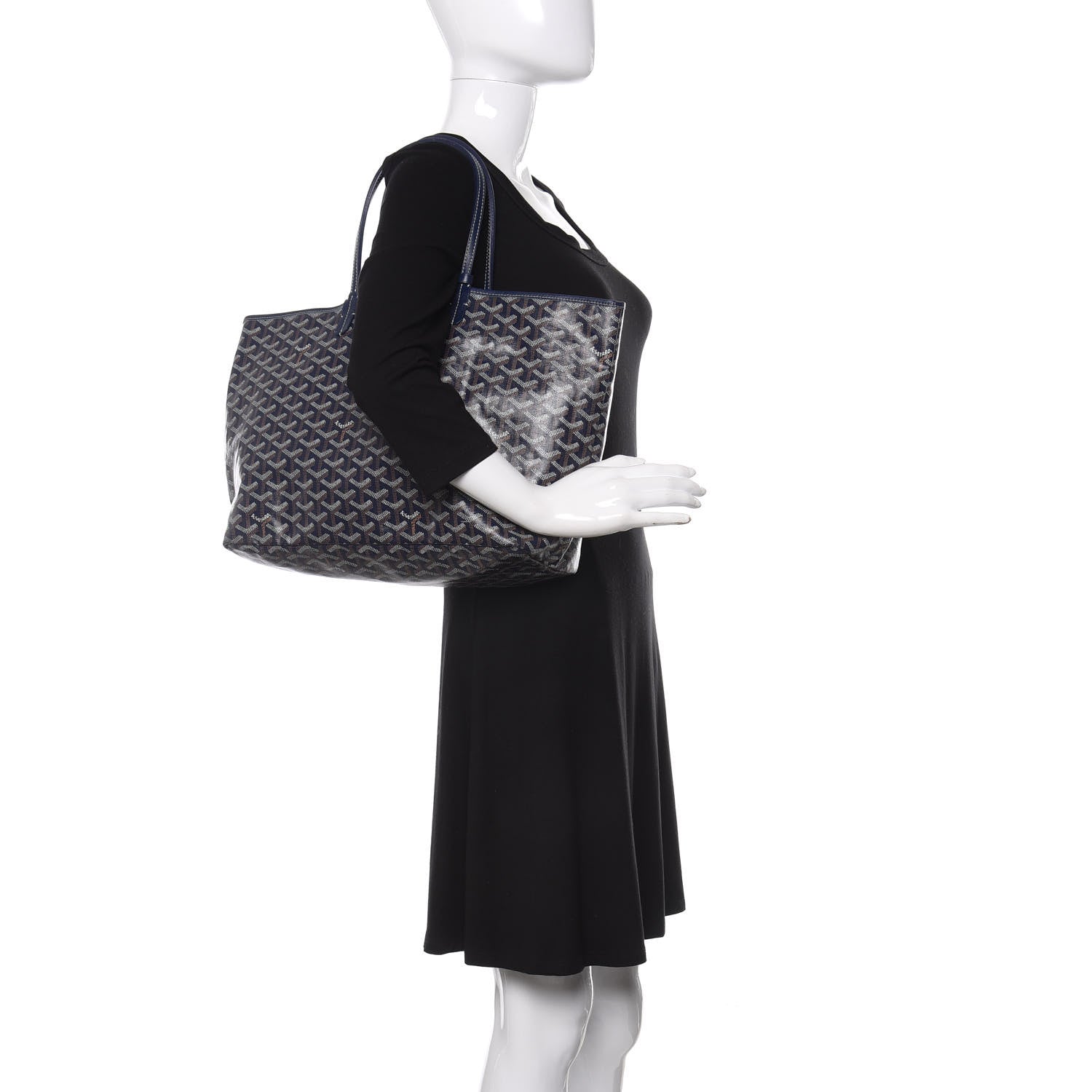 Goyard Goyardine Saint Louis PM Navy 2 of 8