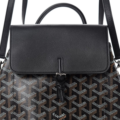 Goyard Goyardine Calfskin Mini Alpin Backpack Black 9 of 9