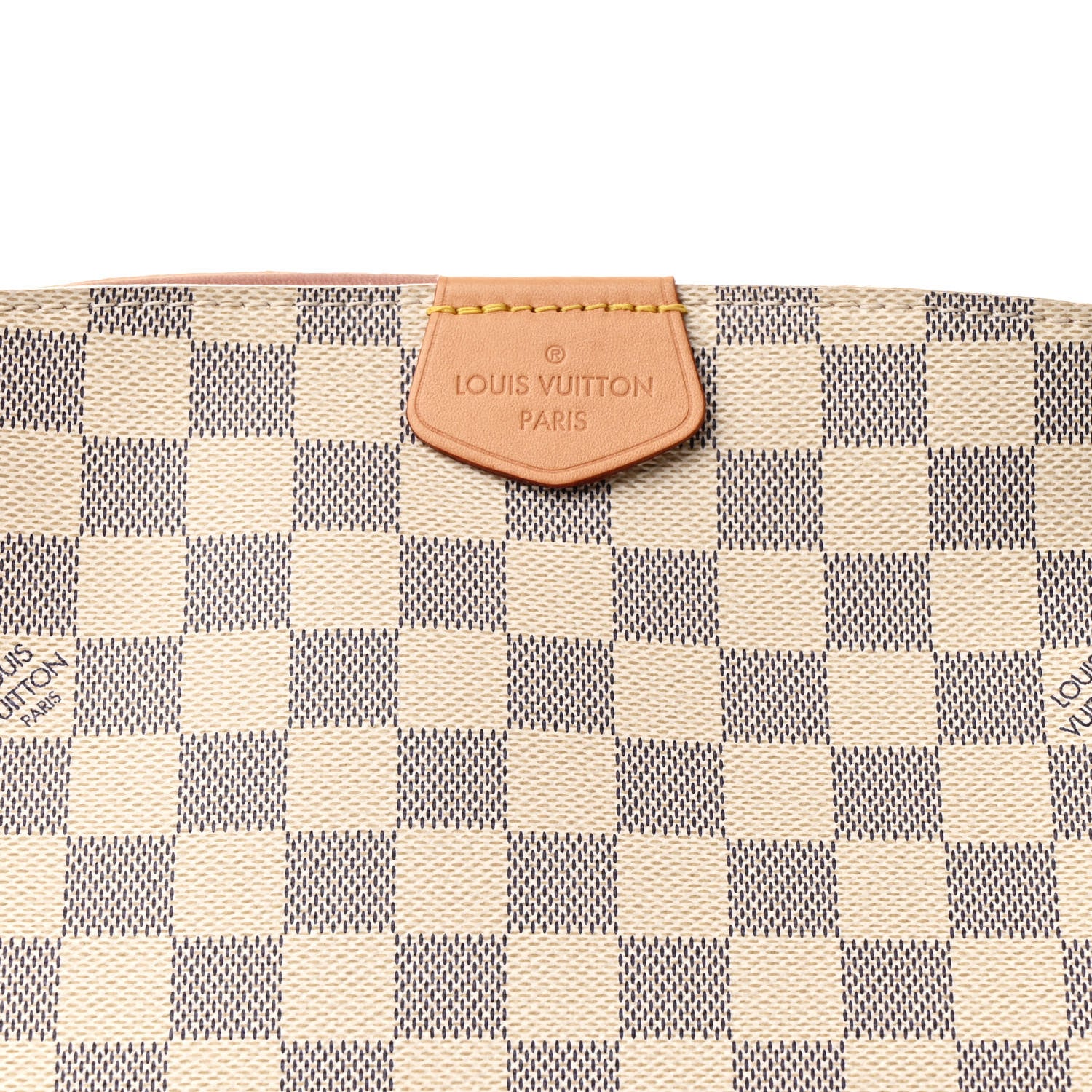 Louis Vuitton Damier Azur Graceful PM Rose Ballerine 7 of 9
