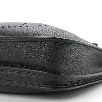 Hermes Taurillon Clemence Evelyne III PM Black 9 of 9