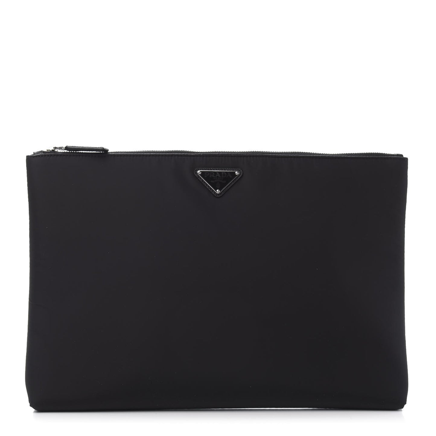 Tessuto Nylon Flat Pouch Black