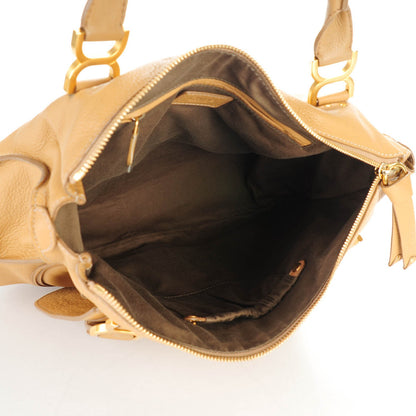 Chloe Calfskin Large Marcie Satchel Sand Shell 5 of 8