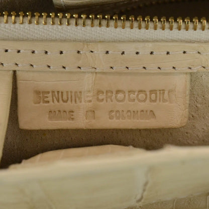 Nancy Gonzalez Crocodile Tote Beige 6 of 7