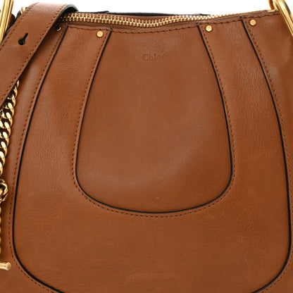 Chloe Grained Calfskin Small Hayley Hobo Tan 8 of 15