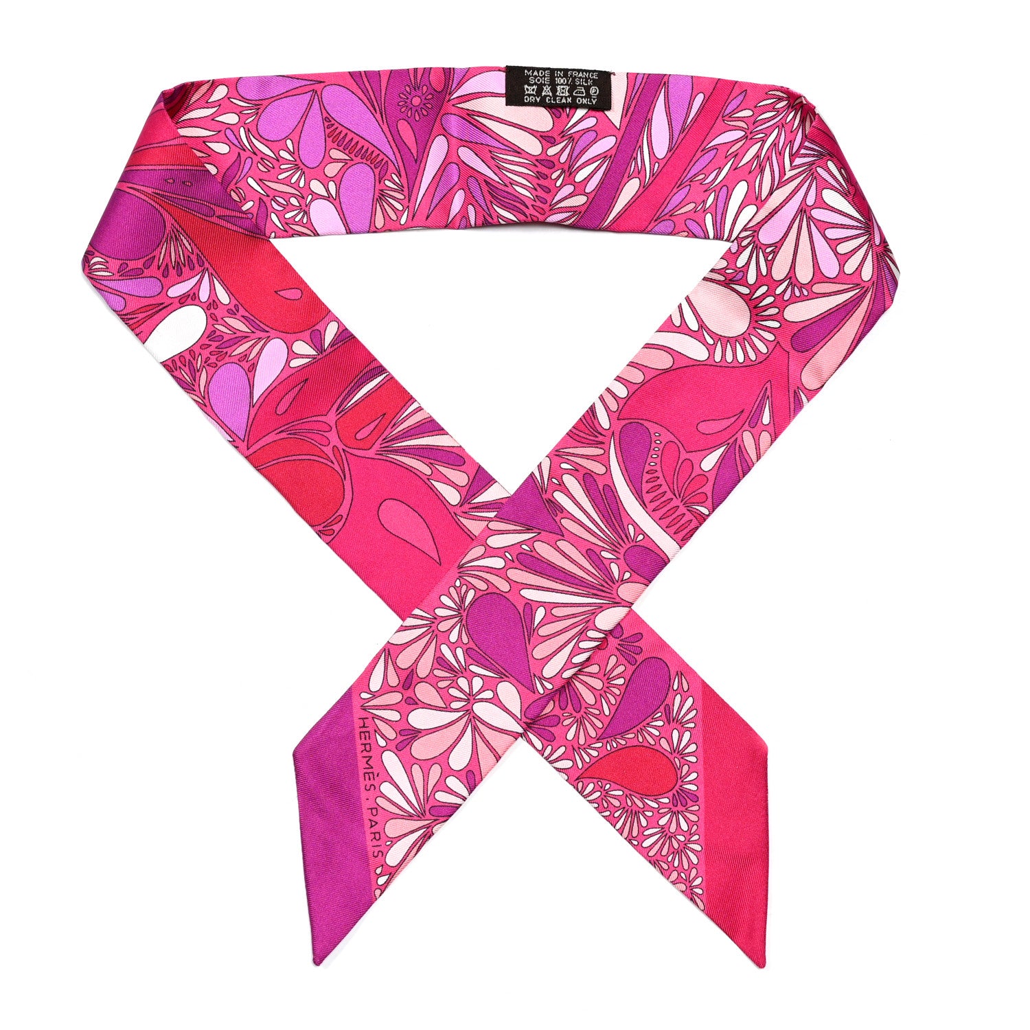 Hermes Silk Botanical Twilly 1 of 5
