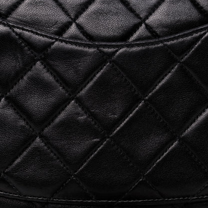 Chanel Lambskin Quilted Medium Double Flap Black 9 of 9