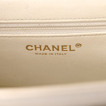 Chanel Caviar Quilted Medium Business Affinity Flap White 6 of 18