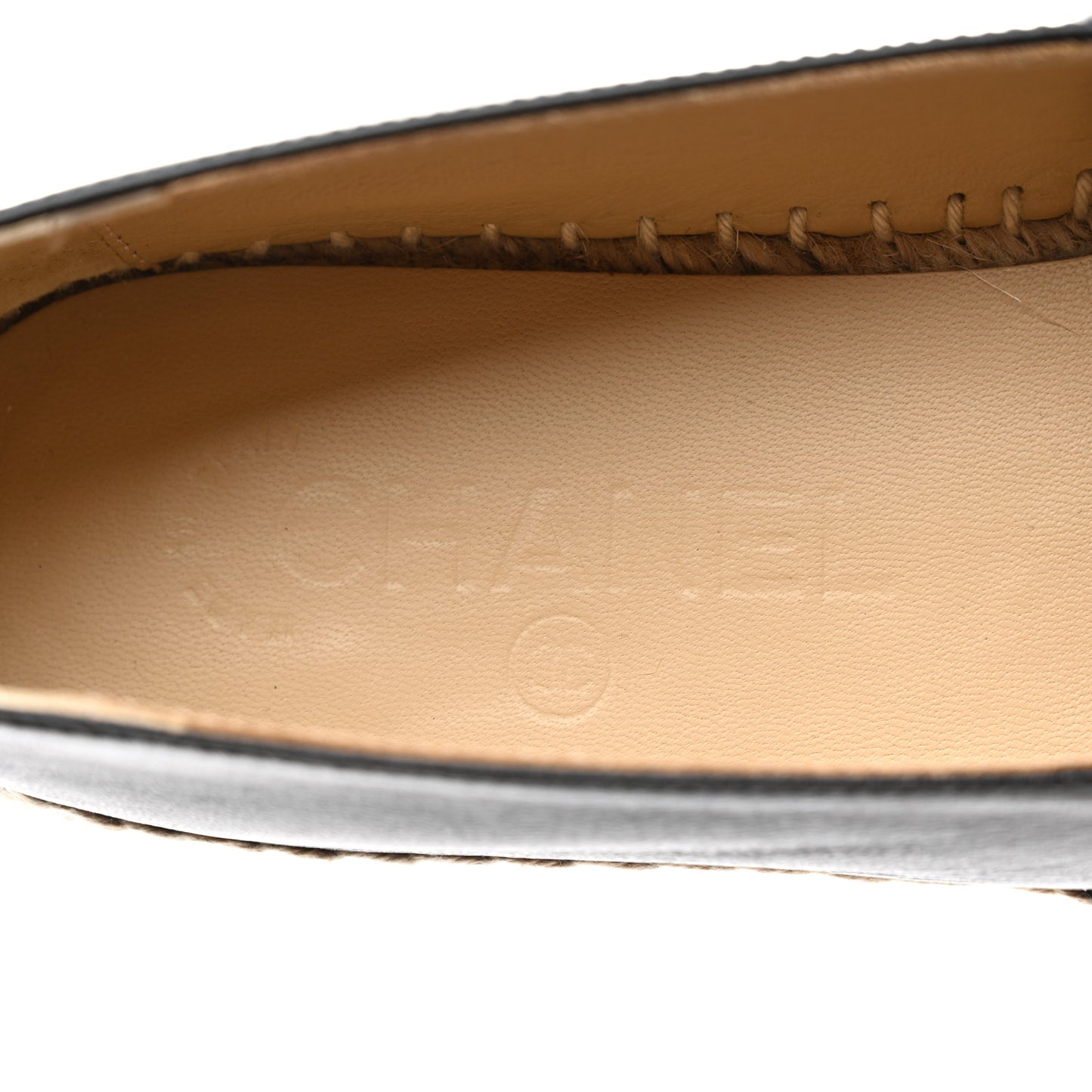 Lambskin CC Espadrilles 36 Black
