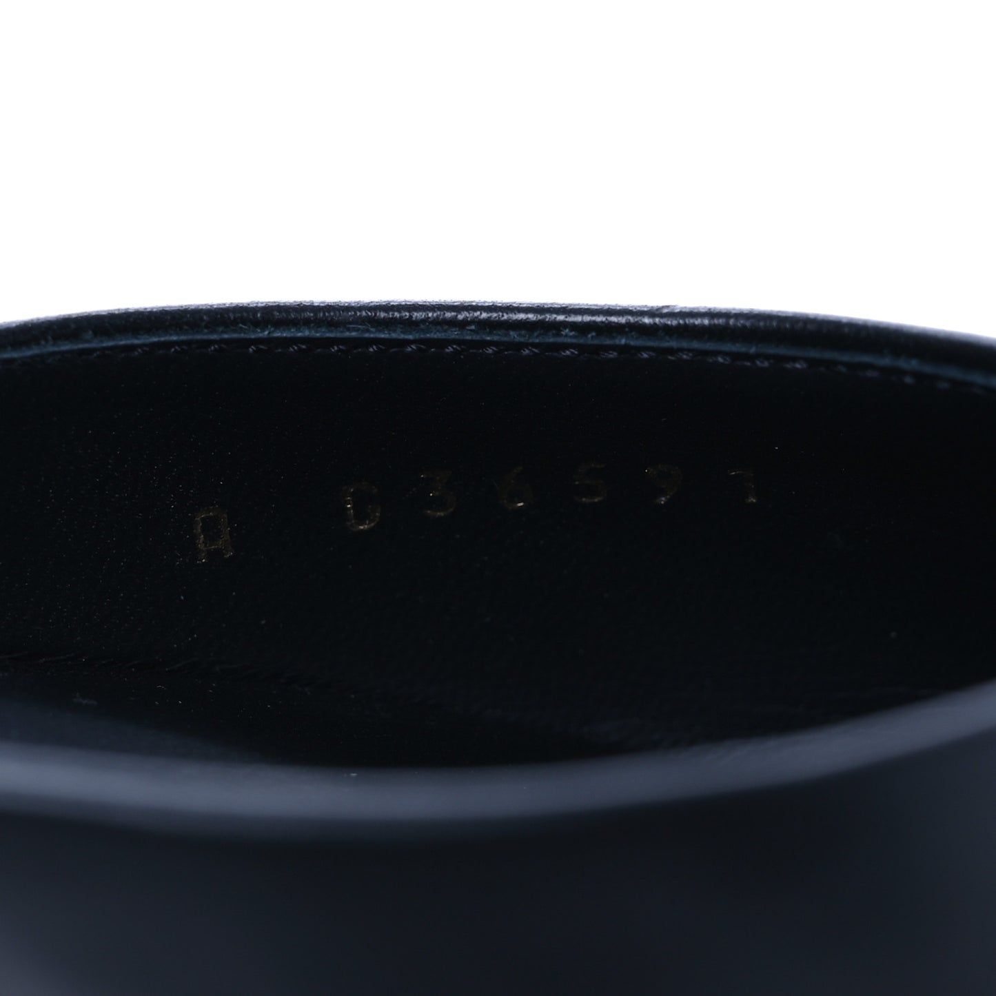 Lambskin Grosgrain Cap Toe Logo Ankle Strap Pumps 36.5 Black