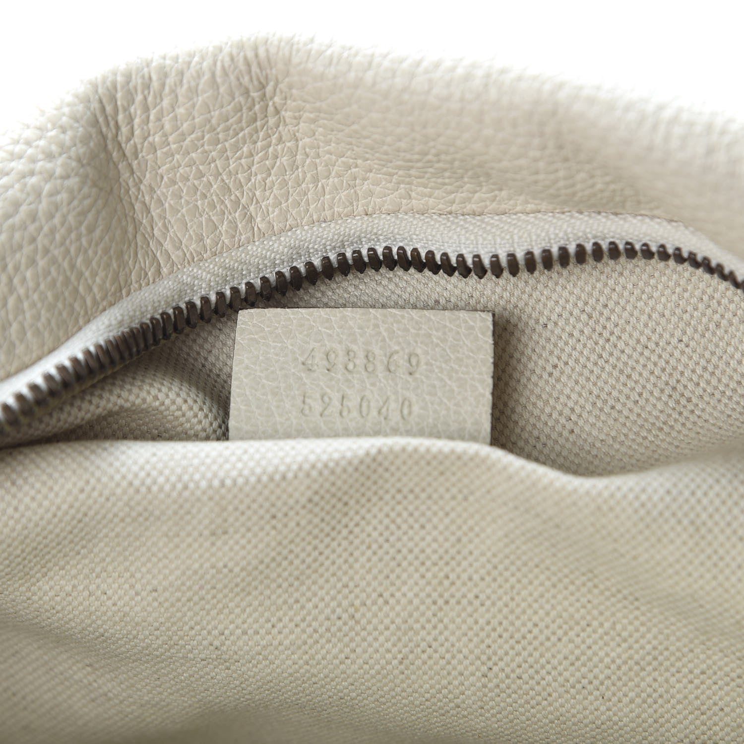 Gucci Grained Calfskin Logo Belt Bag White 6 of 9