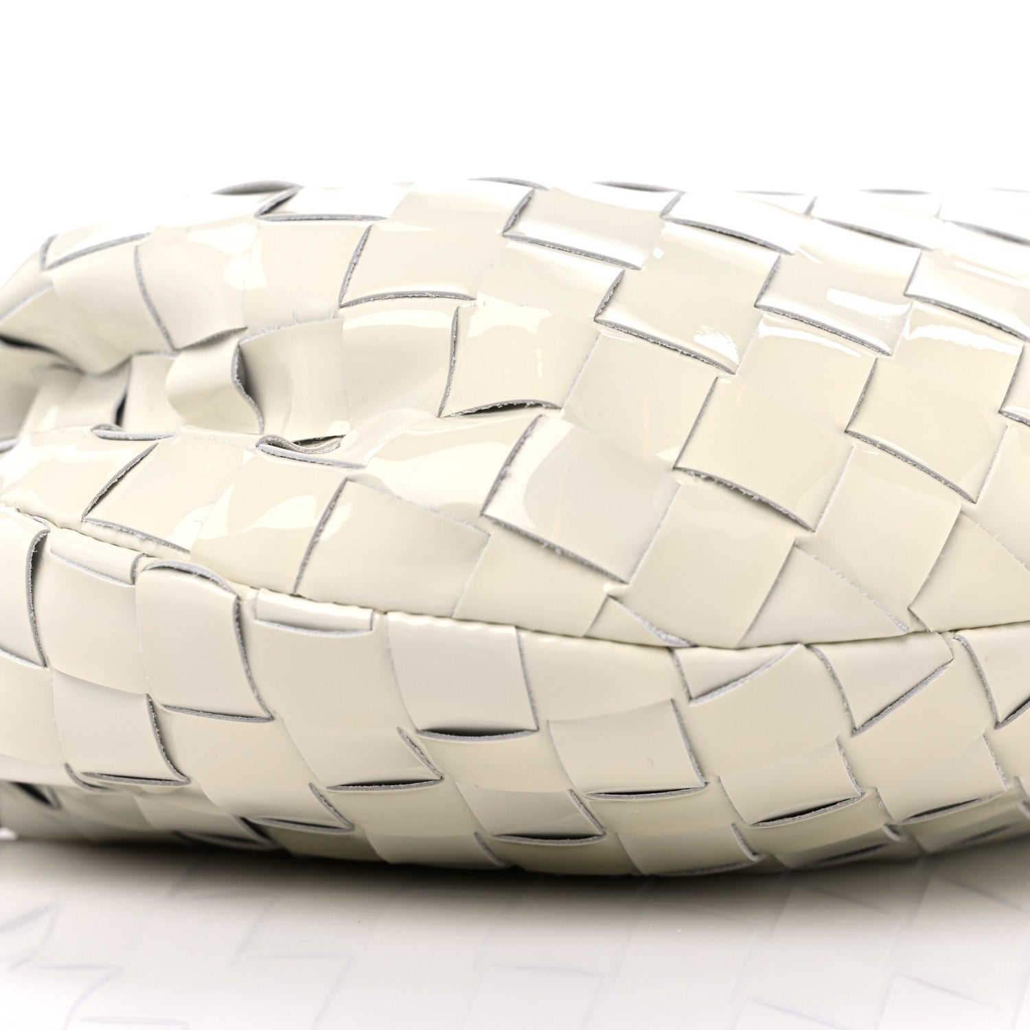 Bottega Veneta Patent Nappa Intrecciato Mini Jodie White 7 of 8