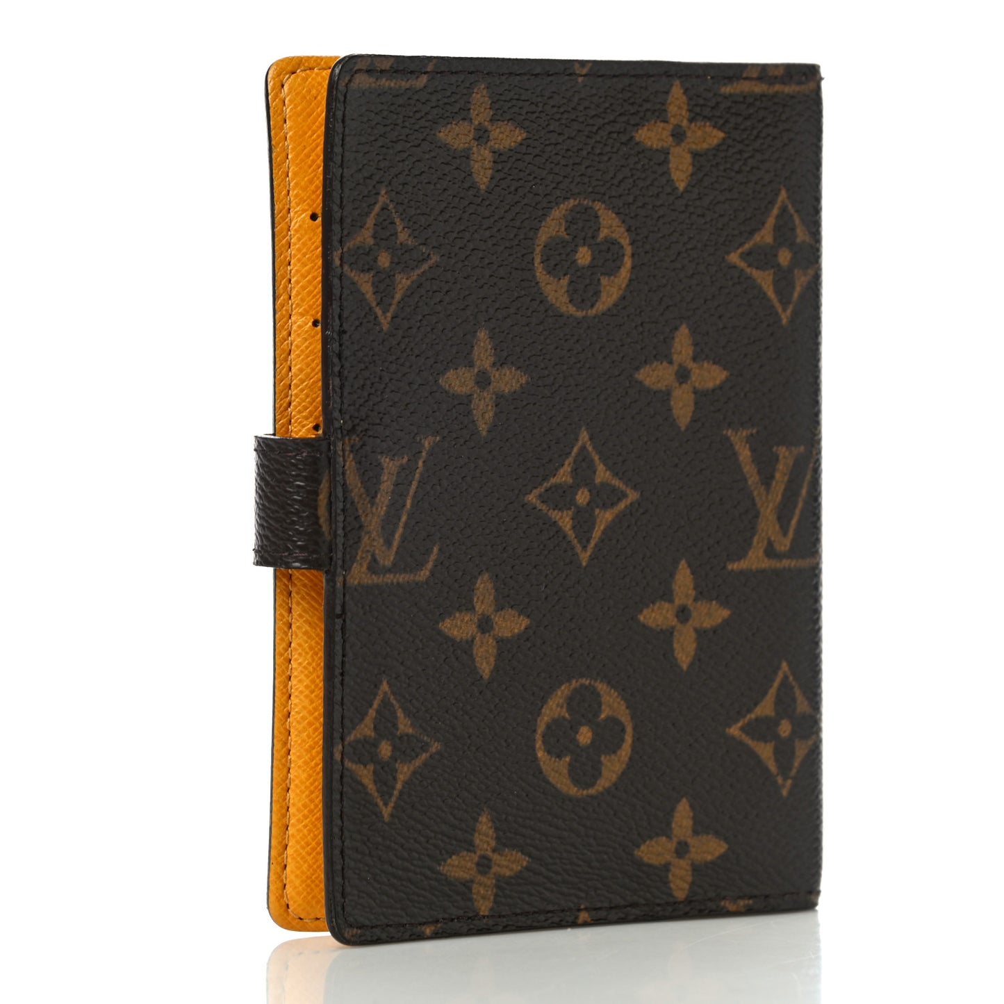 Monogram Groom Small Ring Agenda Cover Yellow