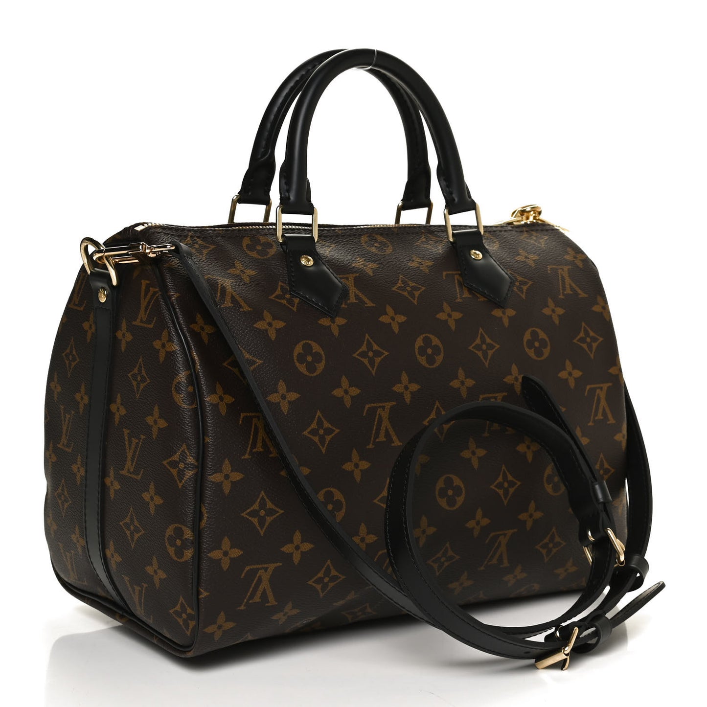 Monogram My World Tour Speedy Bandouliere 30 Black
