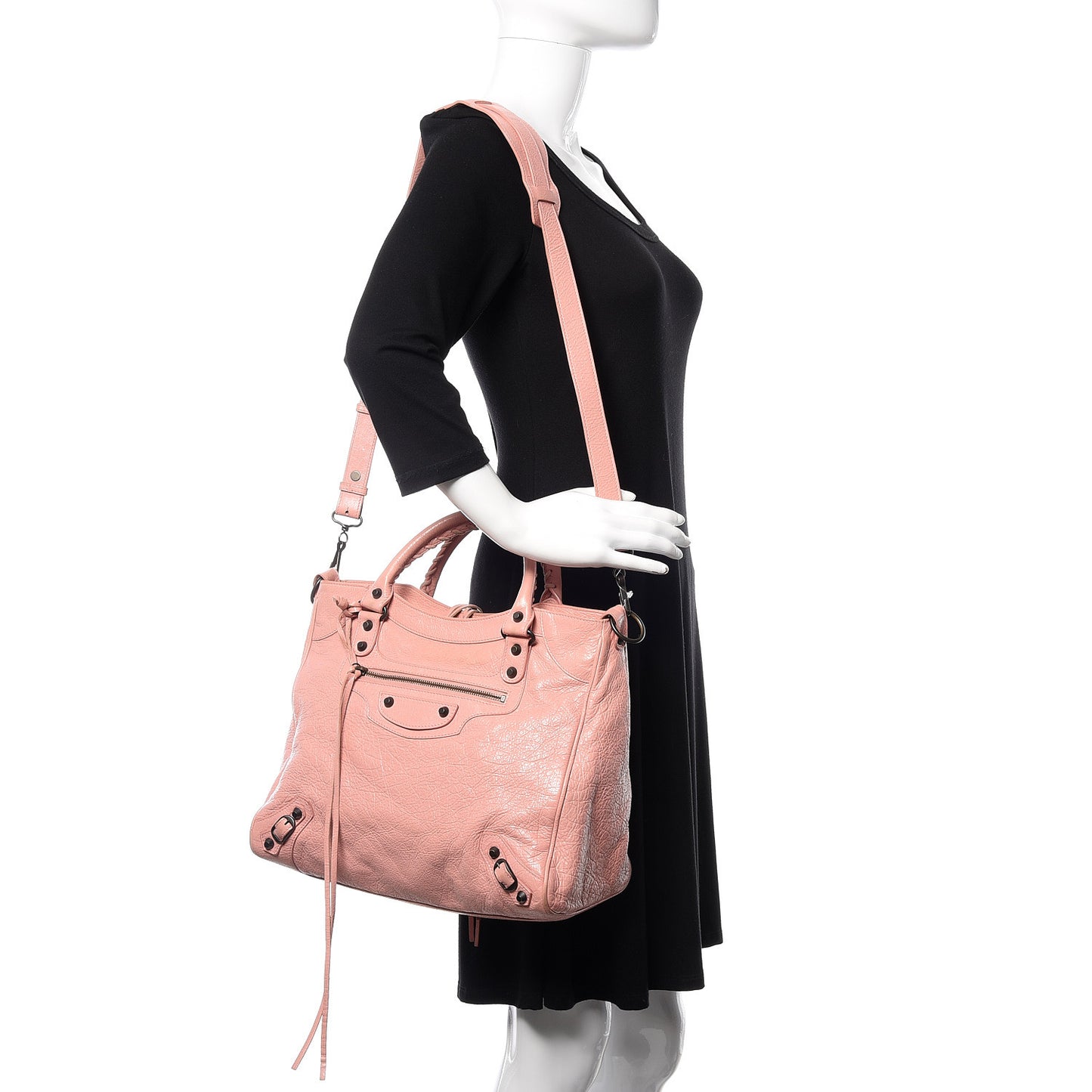 Agneau Classic Hardware Velo Rose Peche