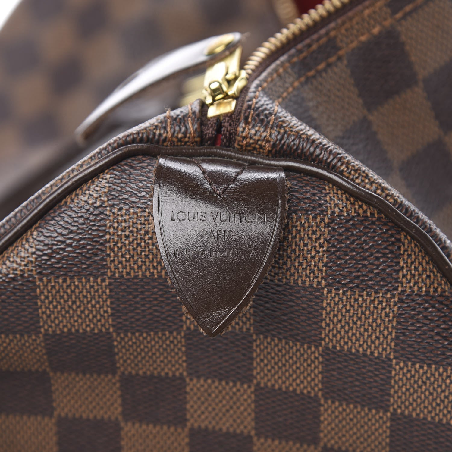 Louis Vuitton Damier Ebene Speedy 35 6 of 16