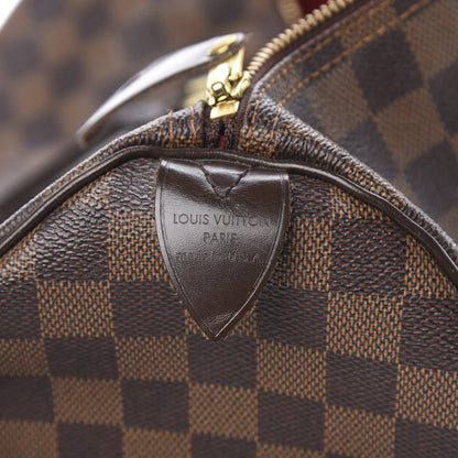 Louis Vuitton Damier Ebene Speedy 35 6 of 16