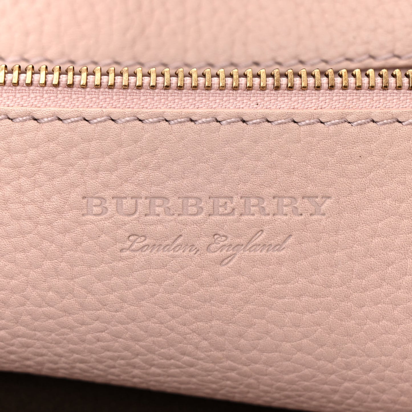Grainy Calfskin Remington Tote Pale Ash Rose