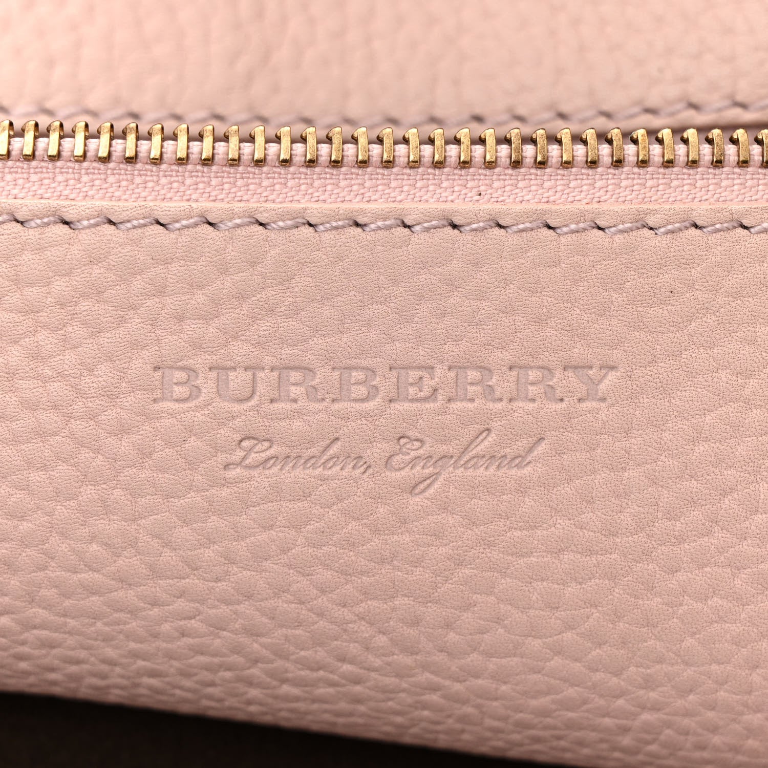Burberry Grainy Calfskin Remington Tote Pale Ash Rose 6 of 15