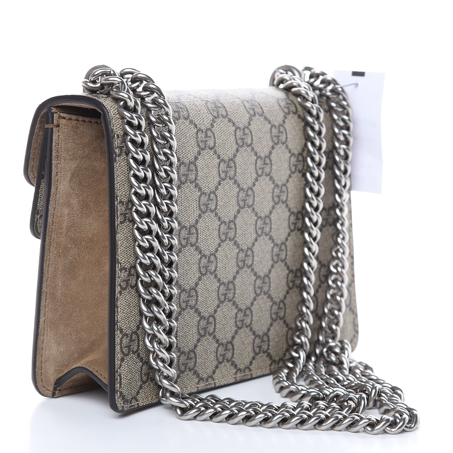 Gucci GG Supreme Monogram Mini Dionysus Shoulder Bag Taupe 3 of 11