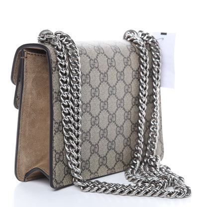 Gucci GG Supreme Monogram Mini Dionysus Shoulder Bag Taupe 3 of 11