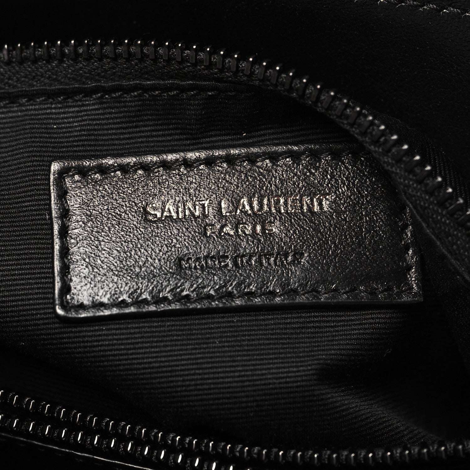 Saint Laurent Calfskin Y Quilted Monogram Monochrome Medium Loulou Chain Satchel Black 6 of 11